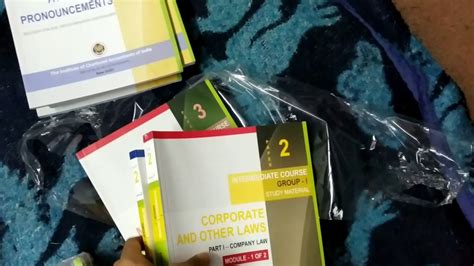 Ca Intermediate Group Books Unboxing Youtube