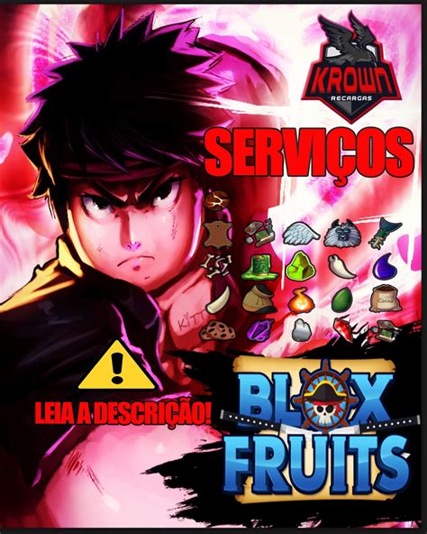 Servi Os E Ups Do Blox Fruits Belli Frag Leveis Materiais Roblox Dfg