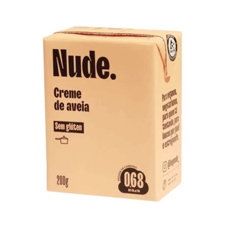 Creme De Aveia Nude 200g Me Gusta Veg
