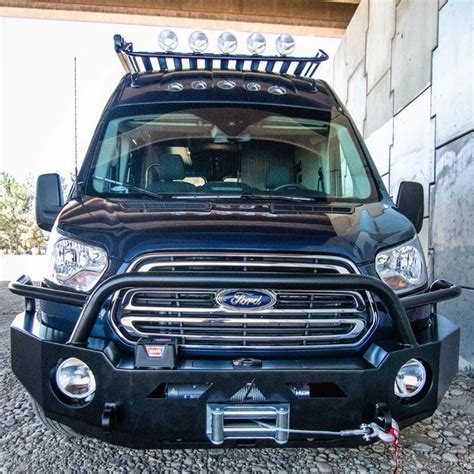 Aluminess Ford Transit Front Winch Bumper 2015 2019 Campervan Hq