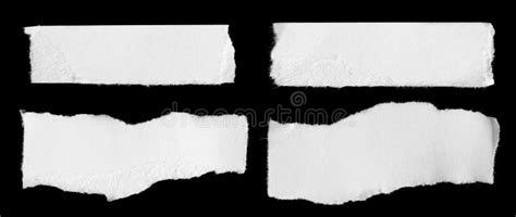 A White Piece Of Paper On A Black Isolated Background Stock Image