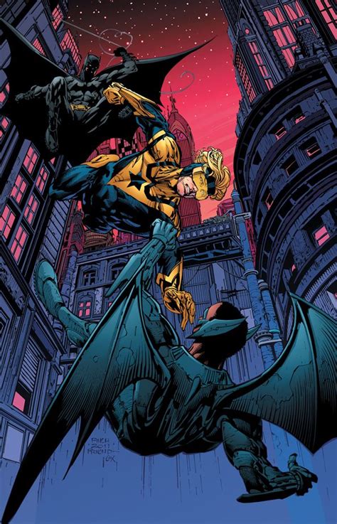 Justice Leagure International 8 Batman Batwing And Booster Gold By