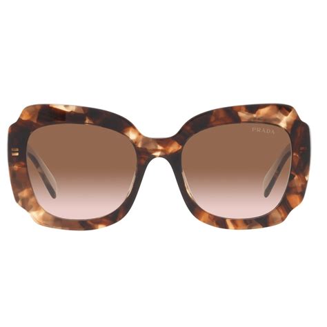 Prada Brown Gradient Irregular Ladies Sunglasses Pr 16ys 01r0a6 52