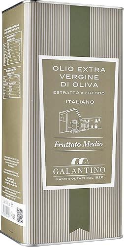 Olio Extra Vergine Di Oliva Fruttato Medio Galantino 5lt Amazon It