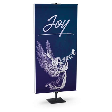 Church Banner Advent Joy Blue Sketch Series Concordia Supply