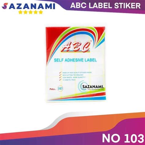 Jual ABC LABEL STIKER LABEL SELF ADHESIVE LABEL LABEL UNDANGAN No