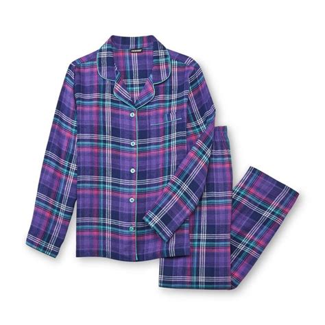 Joe Boxer Womens Plaid Flannel Pajamas