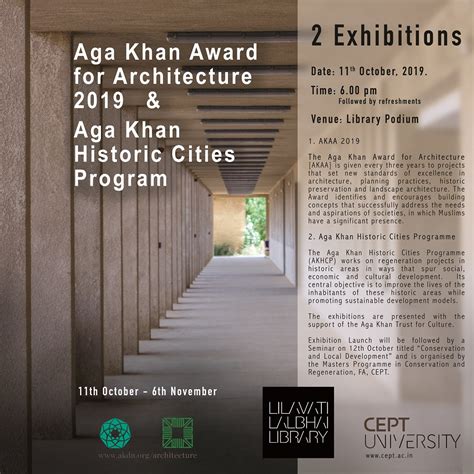 Aga Khan Award For Architecture 2019 Event Cept