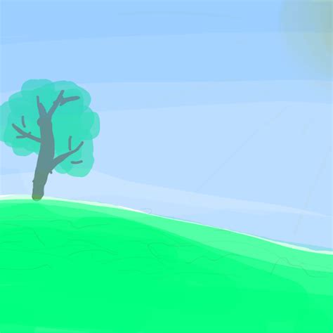 Tree on the hill » drawings » SketchPort