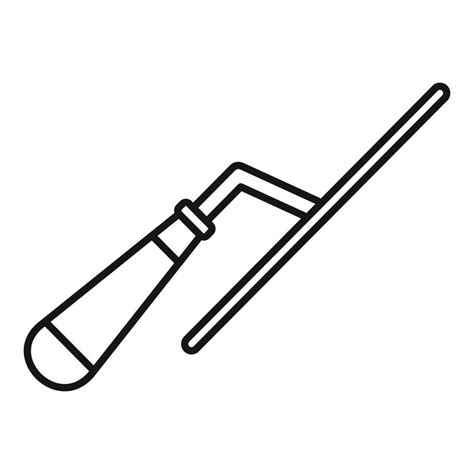 Trowel icon, outline style 14577283 Vector Art at Vecteezy