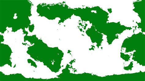 Finalized the landmasses of a world I've been working on. Any ...