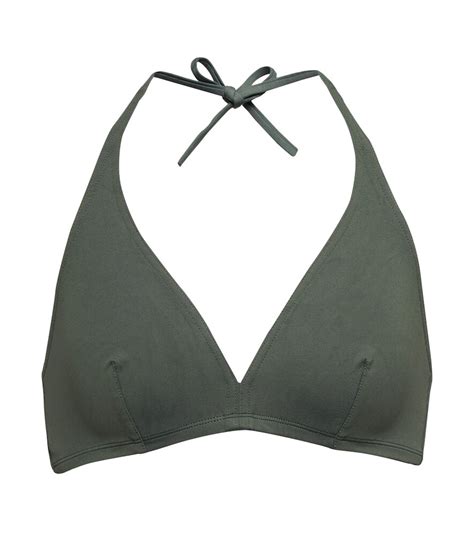 Buy Eres Gang Bikini Top Green At Off Editorialist