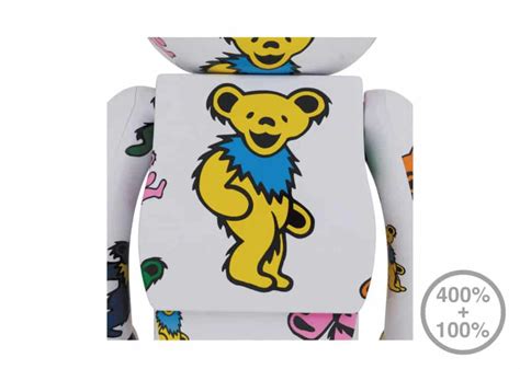 Buy Bearbrick X Grateful Dead Dancing Bear 100 And 400 Set Online In