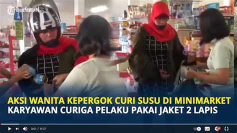 Aksi Wanita Kepergok Curi Susu Di Minimarket Karyawan Curiga Pelaku