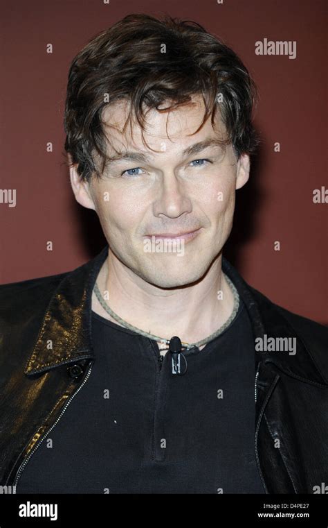 Morten Harket Of Norwegian Pop Band A Ha Smiles During The Bands