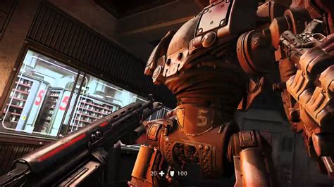 Wolfenstein® The New Order Nazi Robot Boss Fight Youtube