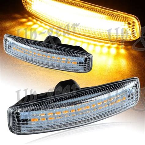 For Land Rover Lr Lr Lr Clear Lens Amber Led Turn Signal Side Marker