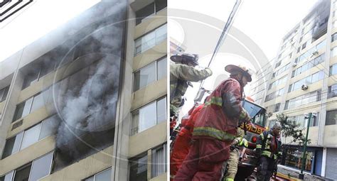 Un Muerto Deja El Incendio En Edificio De Miraflores VIDEO