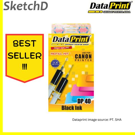 Jual Tinta Suntik Isi Ulang Hitam Printer Canon Dataprint Dp Black