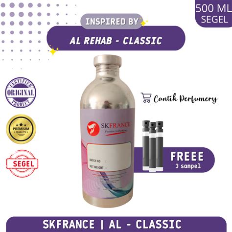 Jual Bibit Parfum Searah Dengan Aroma Al Rehab Classic Ml By