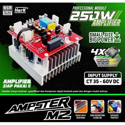 Jual Kit Amplifier Ampster M Power Ampli W Herk Jakarta Pusat