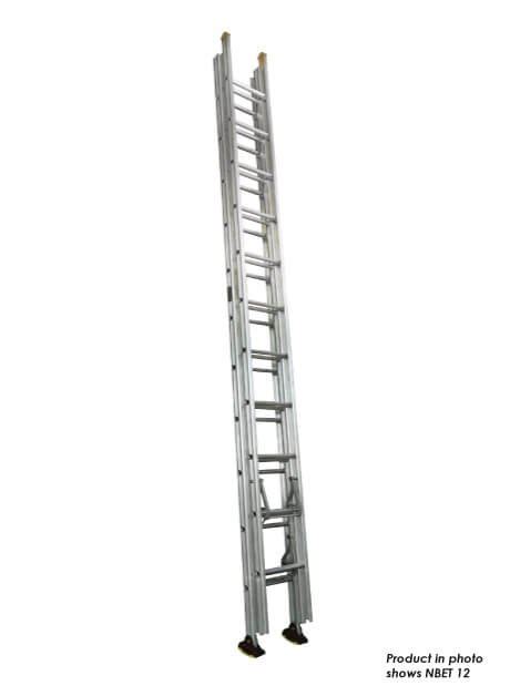 Ladder Hub Aluminium Triple Extension Ladder Construction 21 Rungs Nbet 8