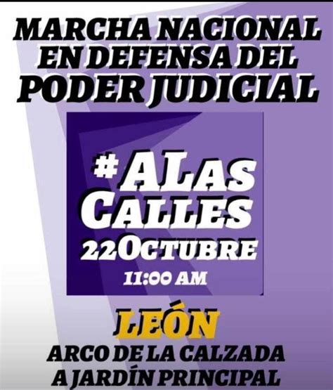 Empleados del Poder Judicial convocan a marchar en León este domingo