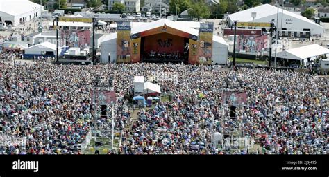 JAZZ FEST: A NEW ORLEANS STORY, an aerial view of the 2019 Jazz Fest ...