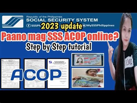 Paano Mag Comply Sa SSS ACOP Online 2023 Update YouTube