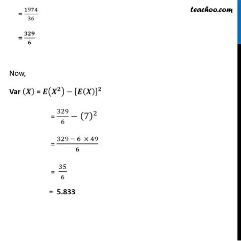 Question 13 Let X Denote Sum Of Numbers Obtained When 2