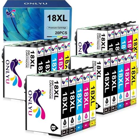 18Xl Cartouches D Encre Remplacer Pour Epson 18 18 Xl Compatible Avec