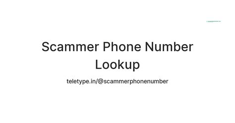 how to track a scammer phone number