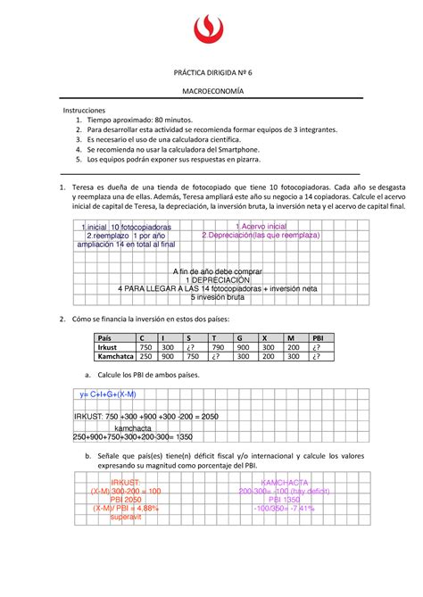 Af Macroeconom A Pr Ctica Dirigida Pbi Medici N Prctica