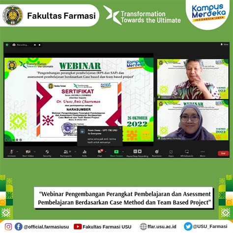 Webinar Pengembangan Perangkat Pembelajaran Dan Asessment Pembelajaran