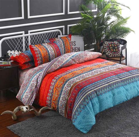 Juego De Cama De Mandala Oriental Bohemio De Lujo Grandado