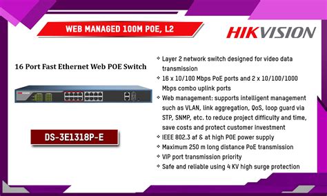 Ds E P E Switches Hikvision Online Shop Sri Lanka