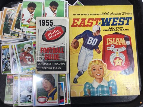 Lot Vintage Football Sports Trading Cards