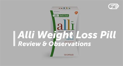 Alli Weight Loss Pill Reviews - Is it a Scam or Legit?