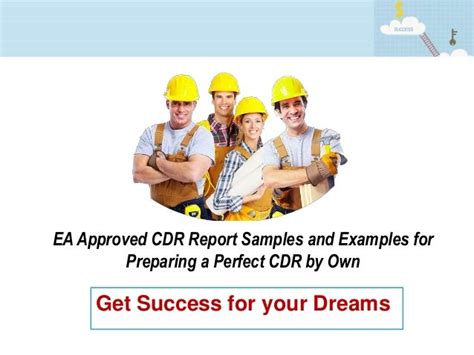 Ea Approved Cdr Report Samples And Examples For Engineers