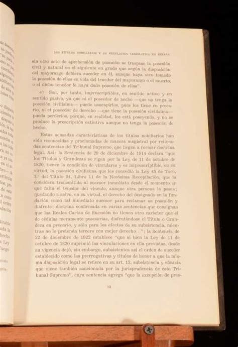 Los Titulos Nobiliarios Y Su Regulacion Legislativa En Espana De Manuel