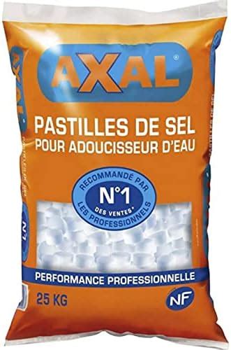 Axal Pastilles De Sel Pour Adoucisseur D Eau N1 Des Ventes 25Kg Lot