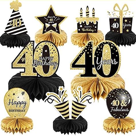 Buy 9 Pieces 50th Birthday Decorations 50th Birthday Centerpieces For