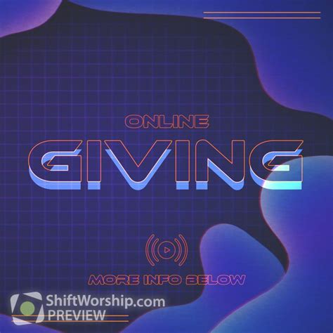 Online Giving Shift Worship