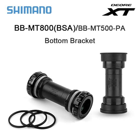 Shimano Deore XT MT800 BSA 中軸 BB52 68 73mm BB MT500 PA 壓合 BB 蝦皮購物