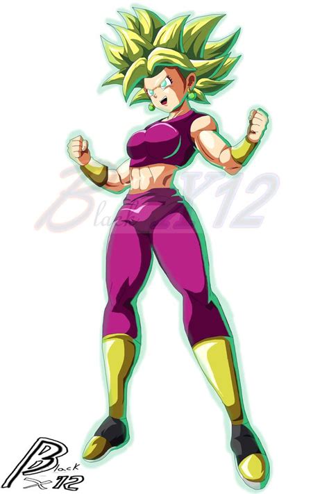 Kefla Ssj2 FighterZ Style Fanmade V2 By Black X12 On DeviantArt