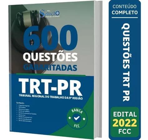 Apostila Caderno De Testes Trt Pr Oficial Judici Rio Parcelamento