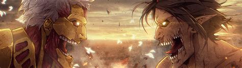 paperbas: Shingeki No Kyojin Dual Screen Wallpaper