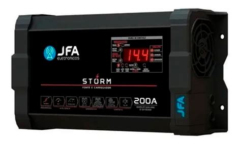 Carregador De Bateria Automotiva 200a Jfa Fonte 220v Storm