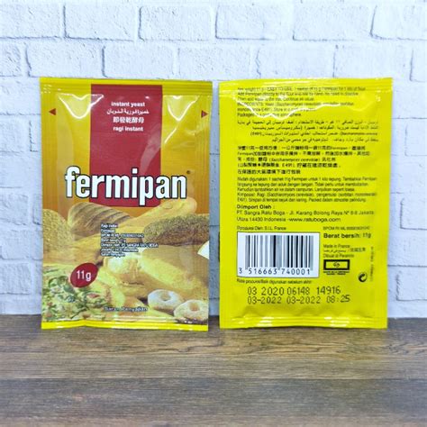 Jual Ragi Instant Fermipan Sachet 11gr Shopee Indonesia