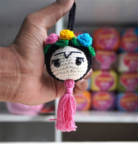 Chaveiro Frida Kahlo Amigurumi Elo Produtos Especiais